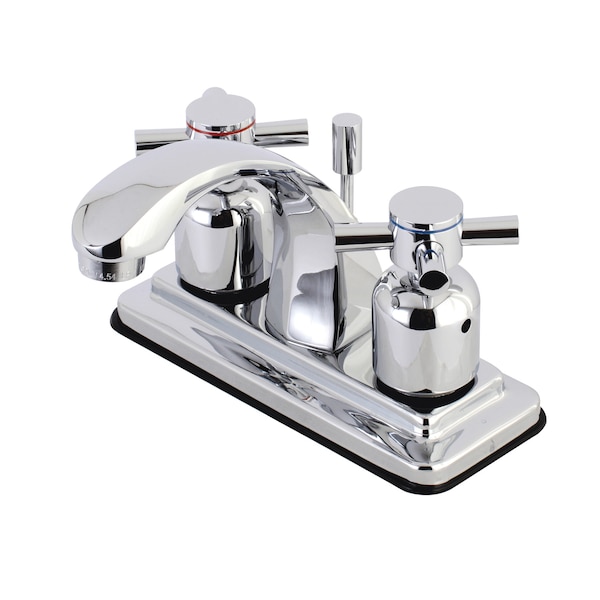 4" Centerset Bathroom Faucet, Chrome